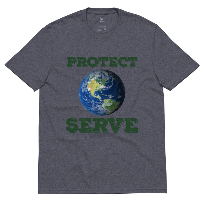 Load image into Gallery viewer, PROTECT SERVE recycled t-shirt-Degree T Shirts
