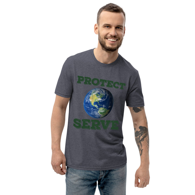 Load image into Gallery viewer, PROTECT SERVE recycled t-shirt-Degree T Shirts
