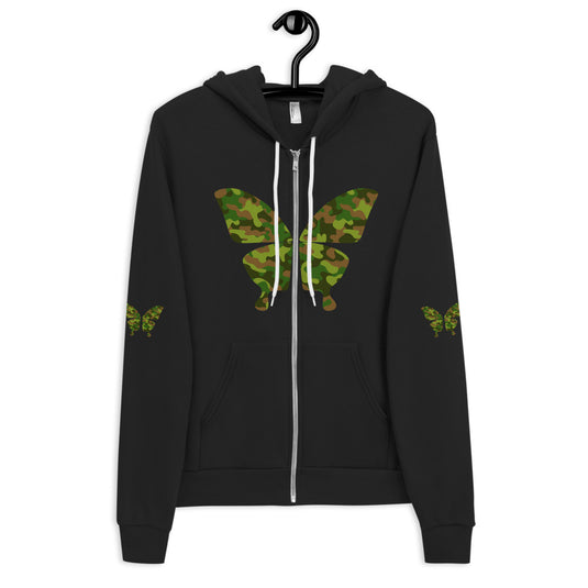 Camo Butterfly hoodie-Degree T Shirts