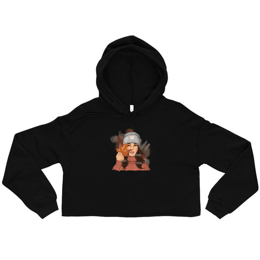 Monique crop hoodie-Degree T Shirts
