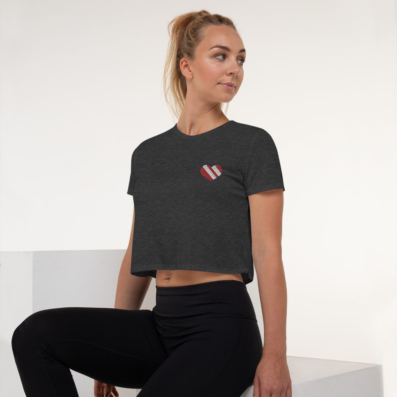 Load image into Gallery viewer, My Heart Crop Tee
